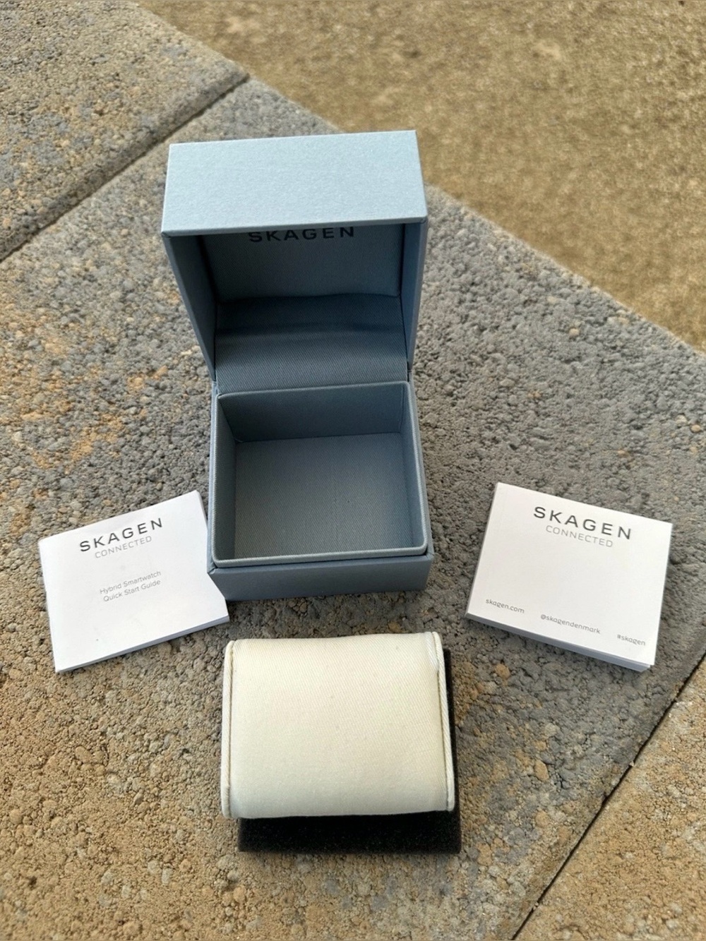 Authentic Skagen Empty Presentation Box with Pillow & Manual
